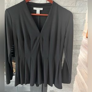 White House Black Market Long Polyester Sleeve Dress Shirt, Size Small